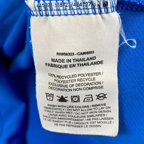 Nike Dri-Fit Golf Polo Shirt Women's Medium Solid Blue Causal Athletic Tennis - Picture 7 of 8